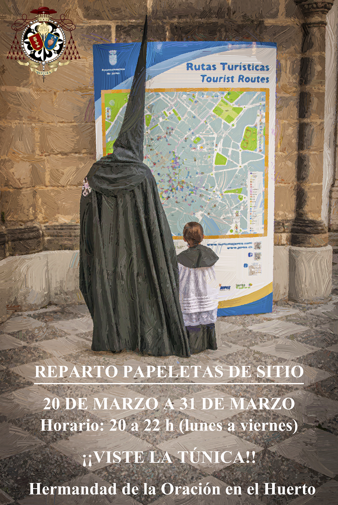 Reparto de papeletas de sitio